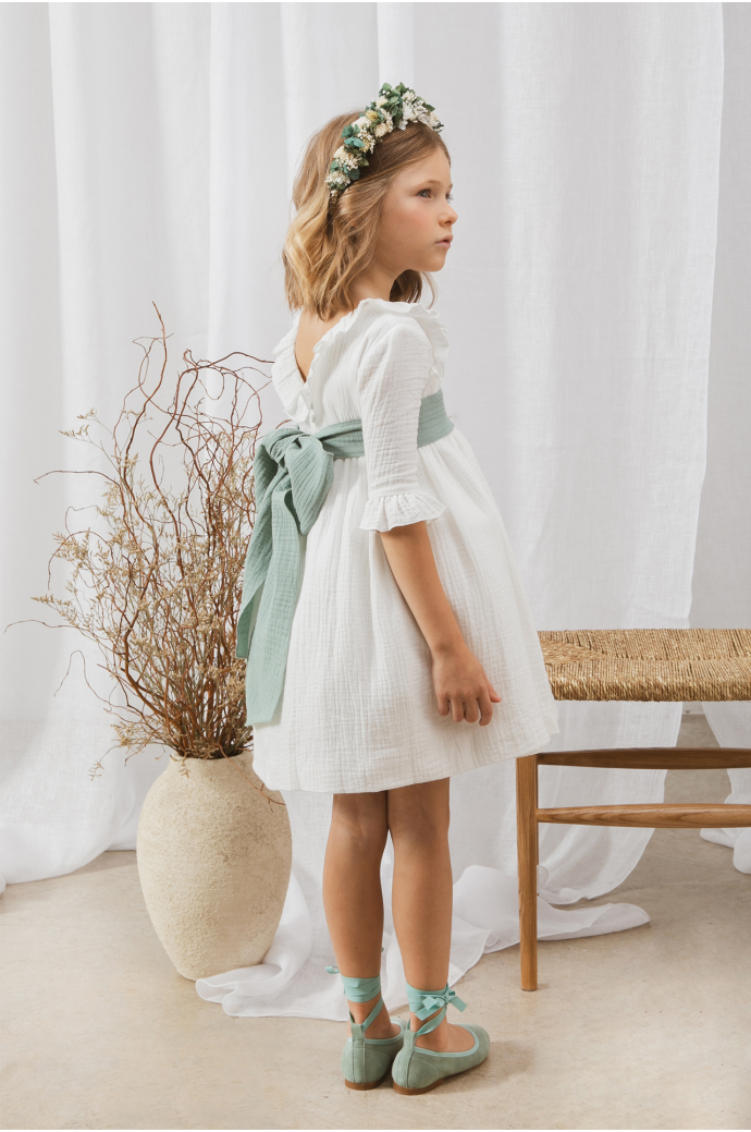 Vestido de Ceremonia Valentina Salvia Vestido de Ceremonia Valentina Salvia