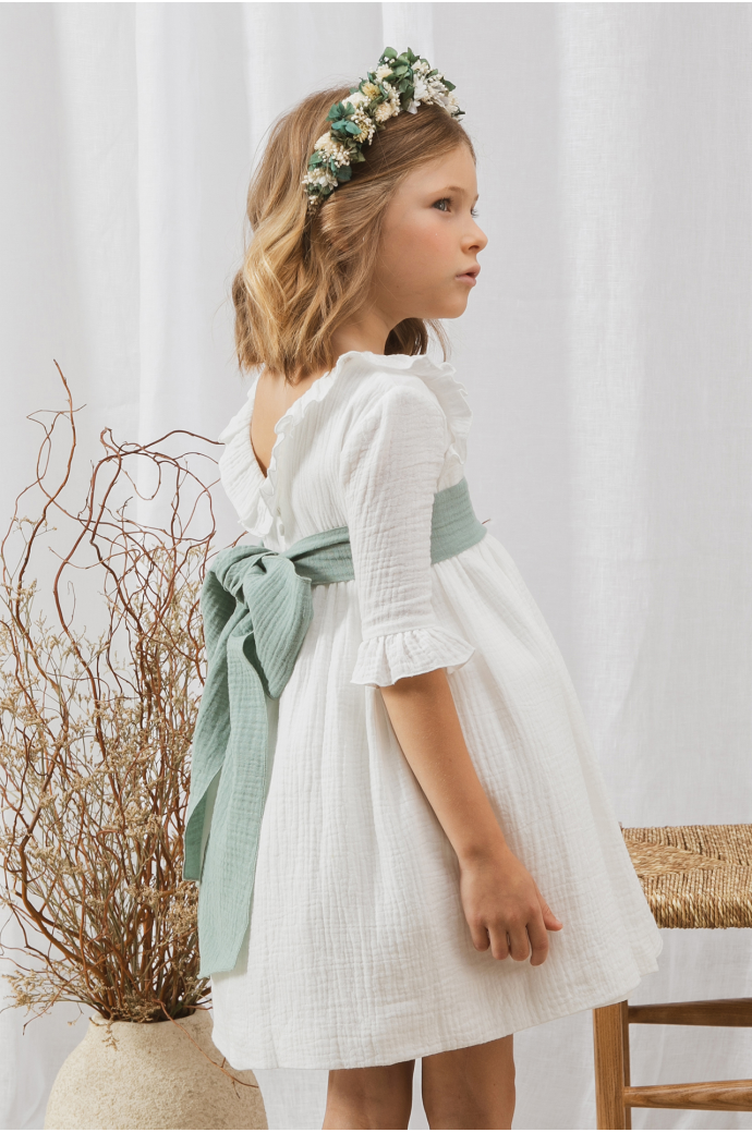 Vestido de Ceremonia Valentina Salvia Vestido de Ceremonia Valentina Salvia