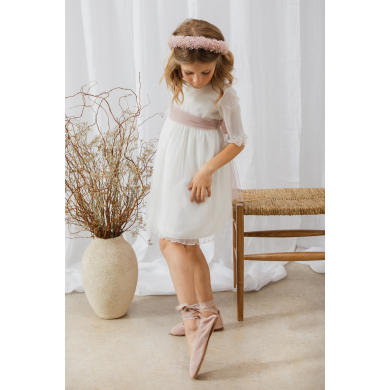 Vestido Ceremonia Casilda Nude