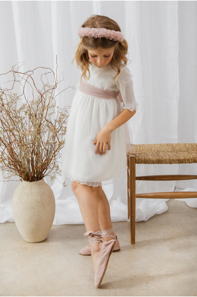 Vestido Ceremonia Casilda Nude