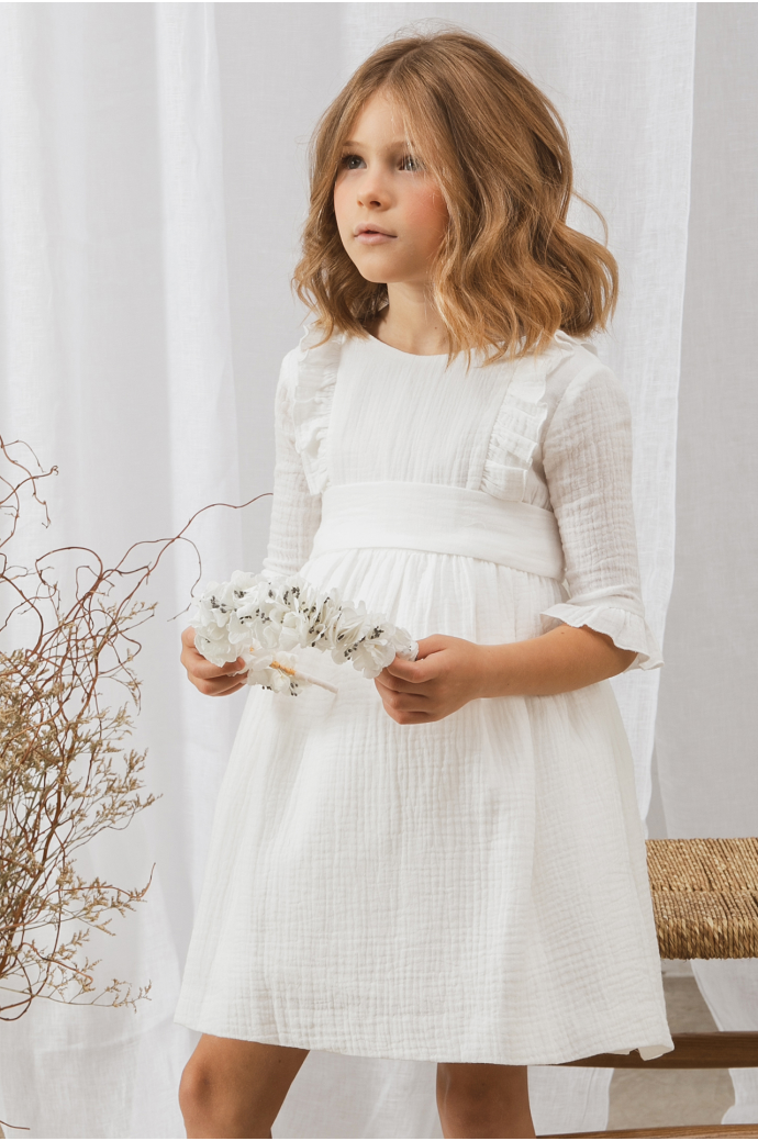 Vestido de Ceremonia Valentina Marfil