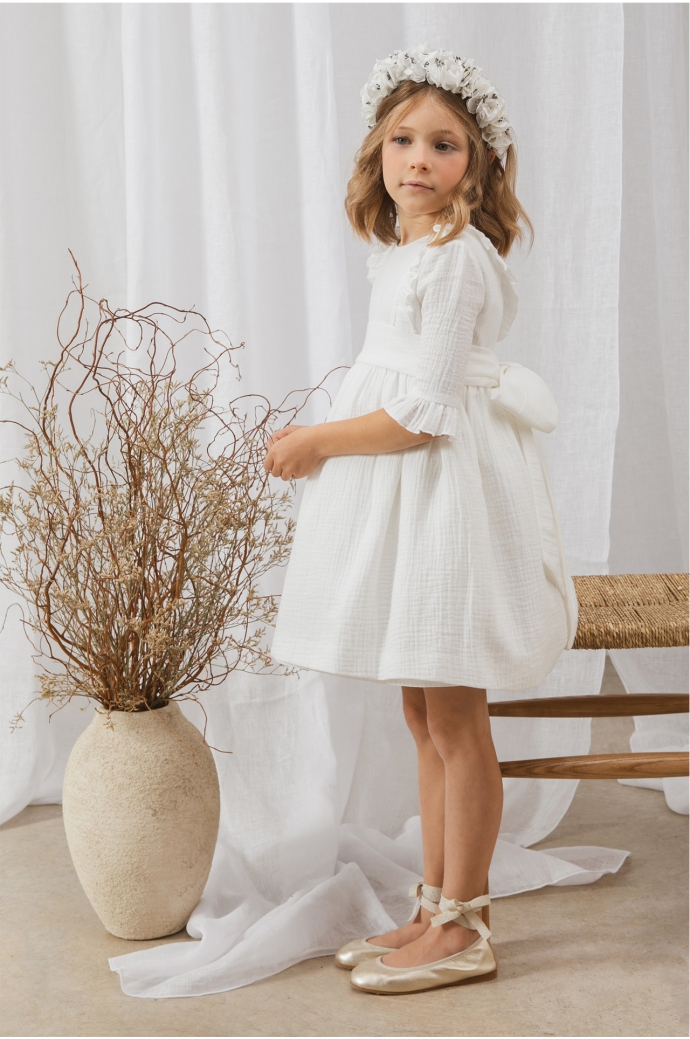 Vestido de Ceremonia Valentina Marfil