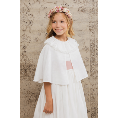 Ivory Ruffle Cape Ivory Ruffle Cape