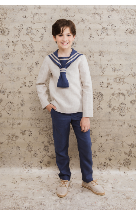 Traje Comunión Marinero Piedra Navy