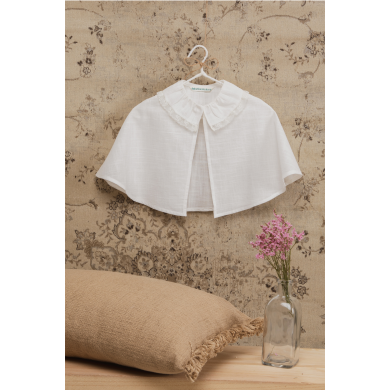 Ivory Linen Cape