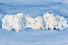 Ivory Blue Tulle